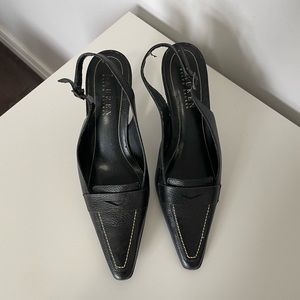 SOLD Ralph Lauren Pointed Kitten Heels